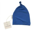 Bamboo Spandex Swaddle & Hat Set - Soft Loyal Blue - Image 3