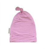 Bamboo Spandex Swaddle & Hat Set - Pink - Image 3